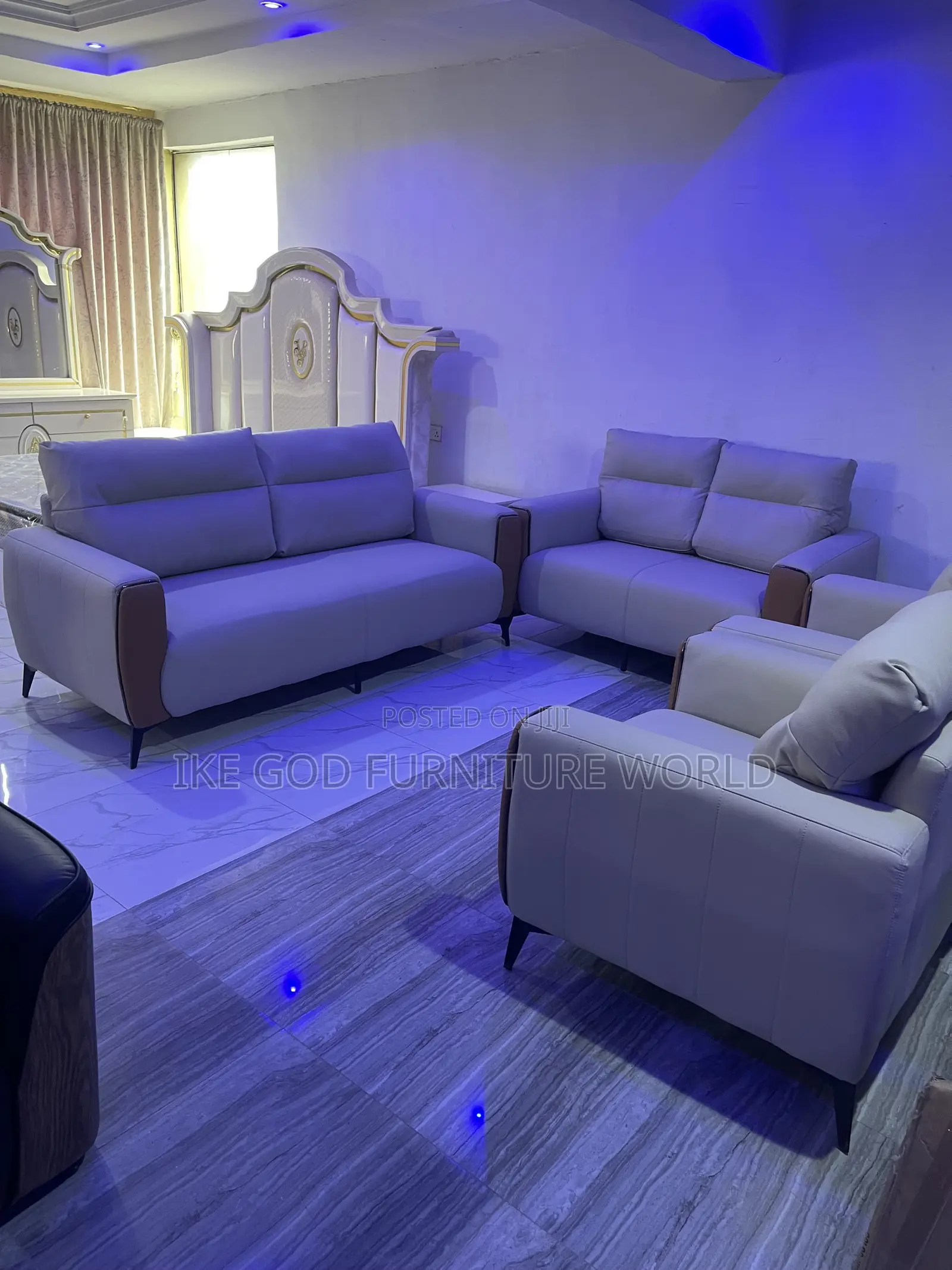 Set of 7seater Imported Leather Sofa Chairs