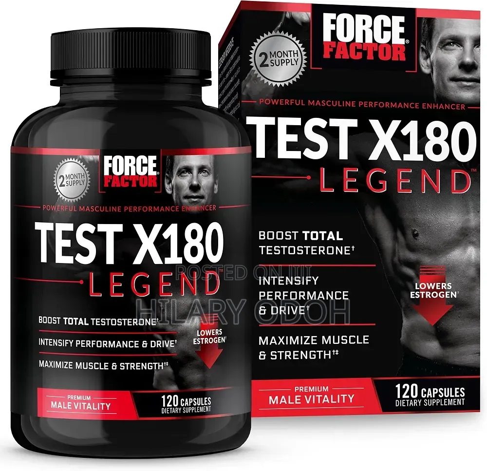 Force Factor Test X180 Legend Testosterone Booster for Men