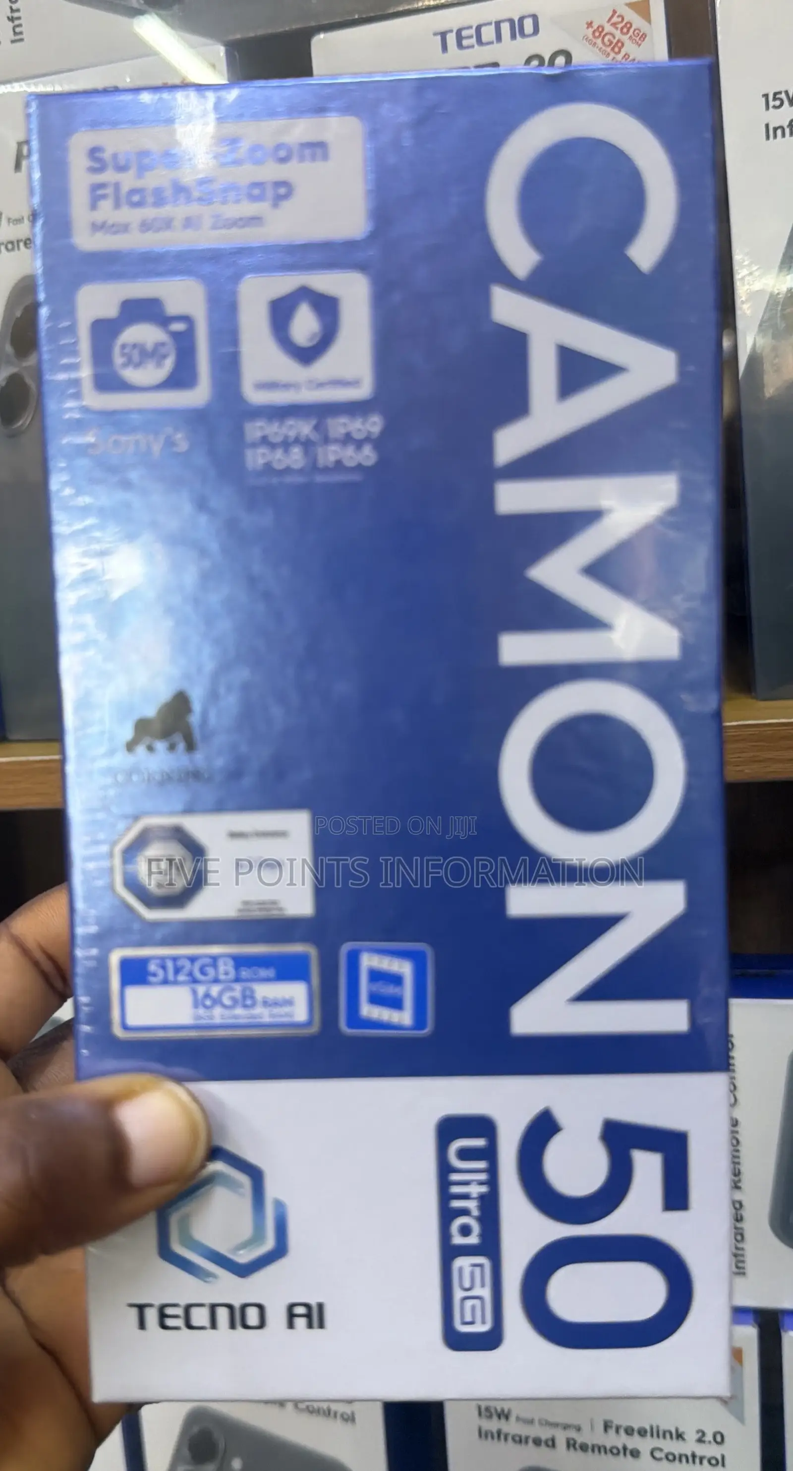 New Tecno Camon 50 Ultra 512 GB Black