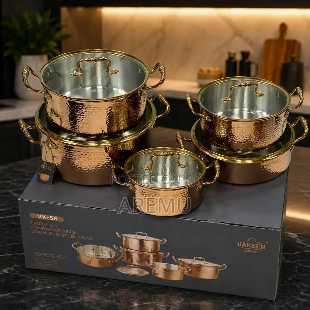 UAKEEN Cookware  Rose Gold