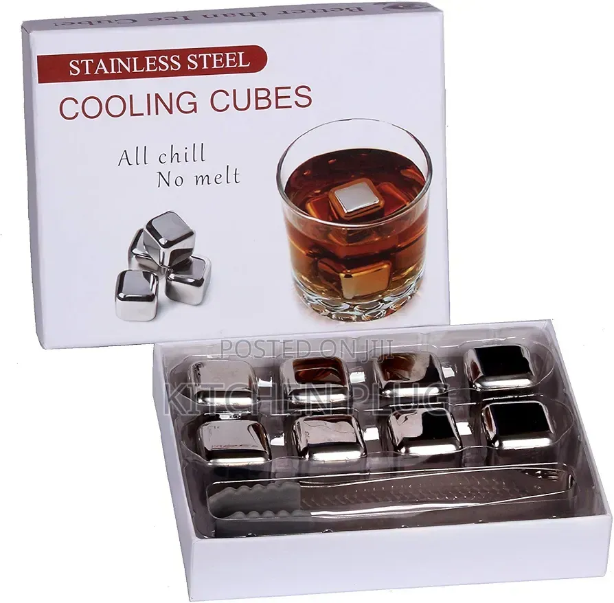 Reusable Ice Cubes Whiskey Stones, 8 PCS