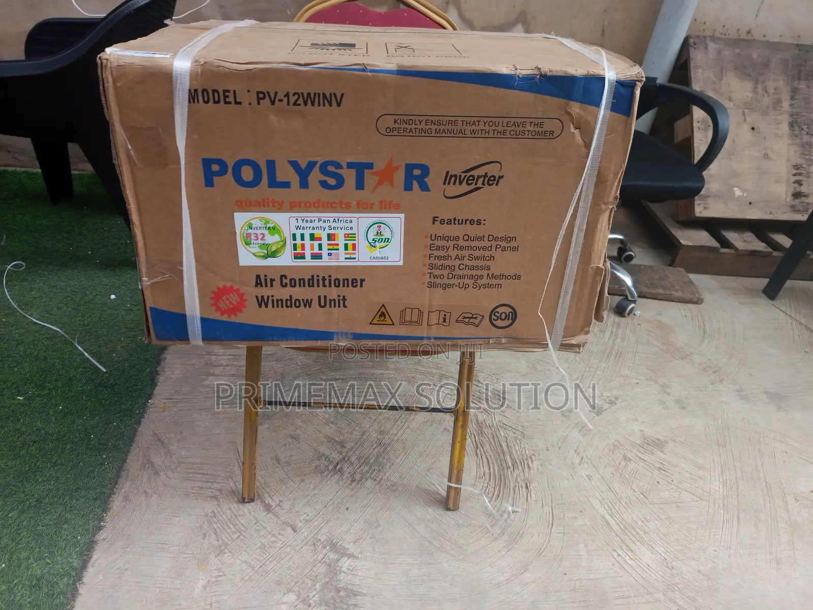 Brand New Polystar 1.5HP Inverter Window AC PV-12WINV With Remote