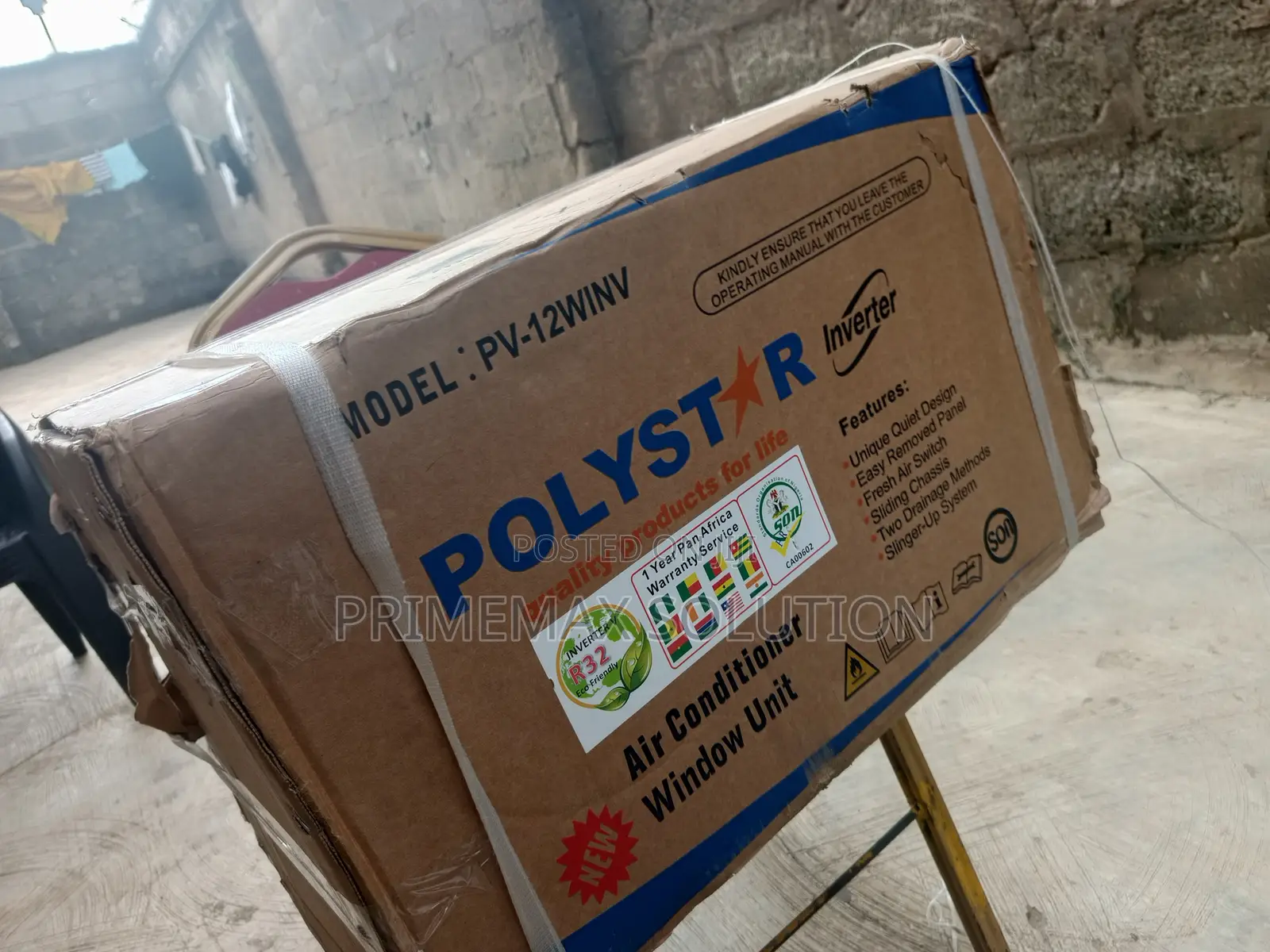 Polystar 1.5HP Inverter Window Unit Air Conditioner PV-12WINV