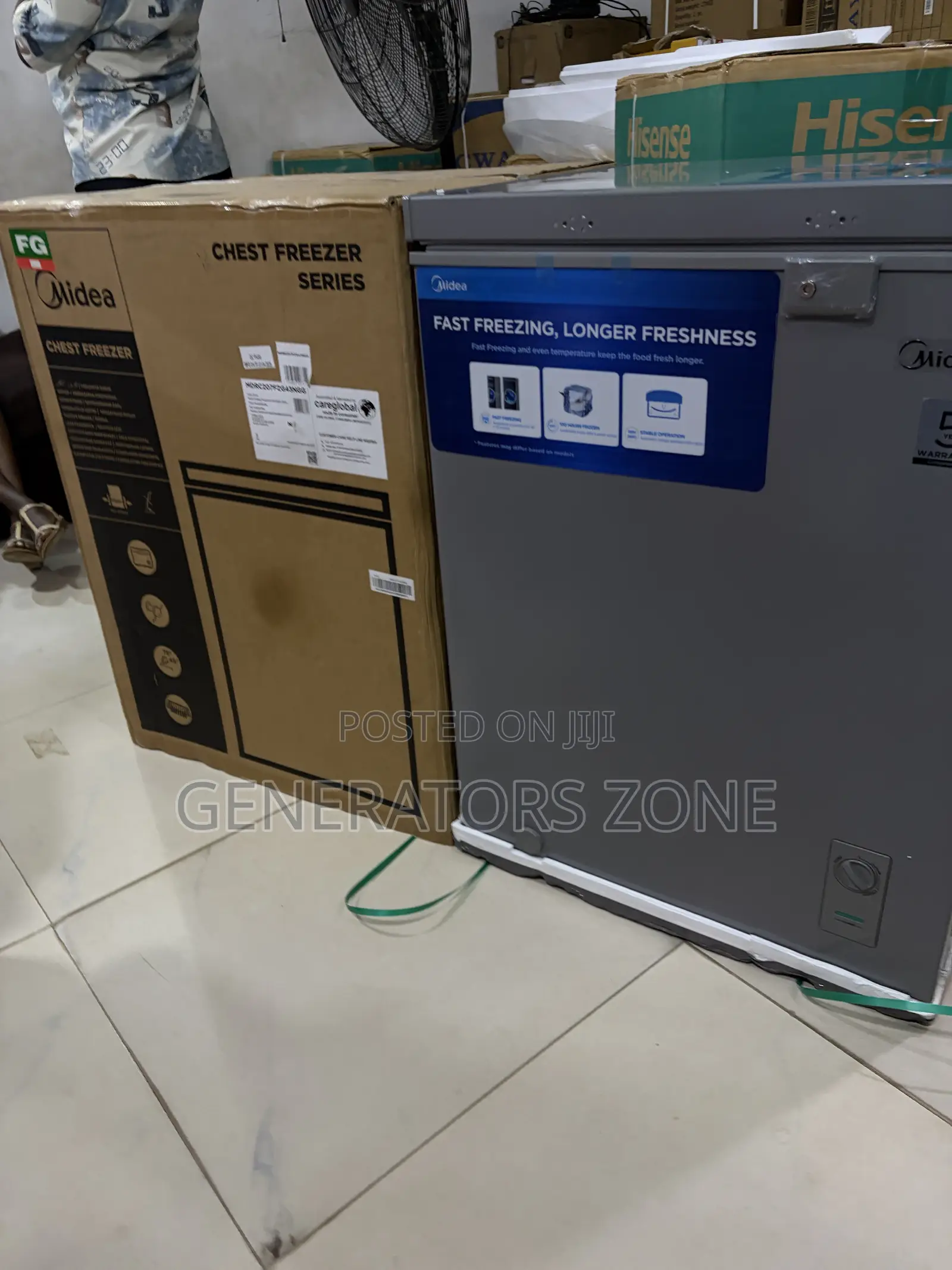 Midea 142L Chest Freezer MDRC207FZG43NGG