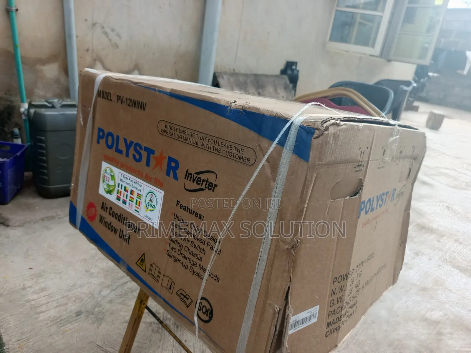 Polystar 1.5HP Inverter Window Air Conditioner PV-12WINV With Remote