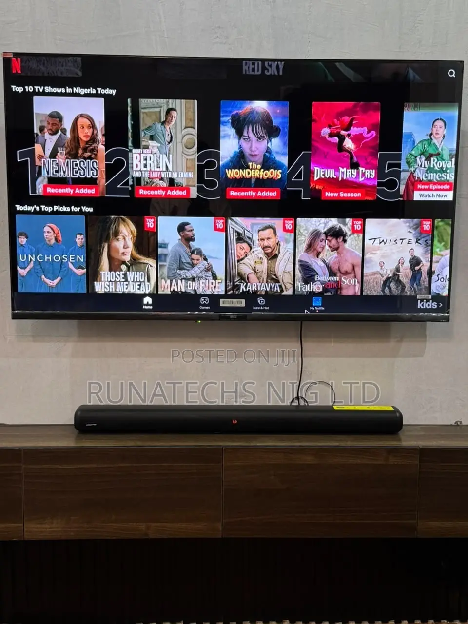 LG UHD AI ThinQ 55 Inches Frameless 4K Android Smart TV 2026 Model