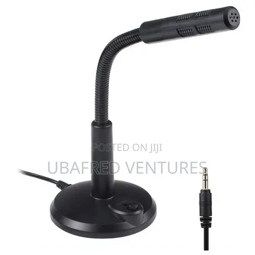 Plug & Play Microphone for Laptop & Computer With Desktop Stand