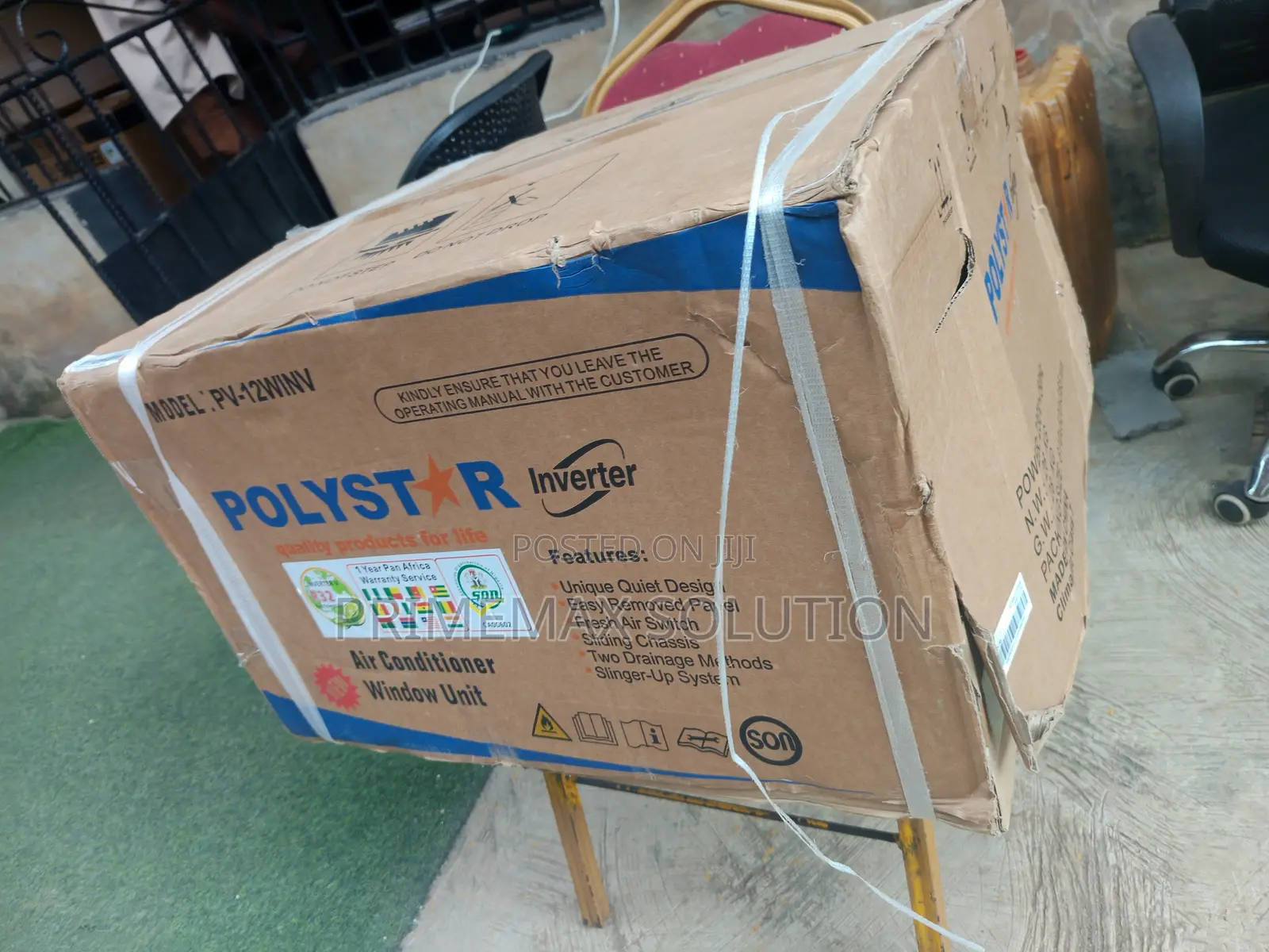 Brand New Polystar 1.5HP Window Inverter AC PV-12WINV Energy Saving