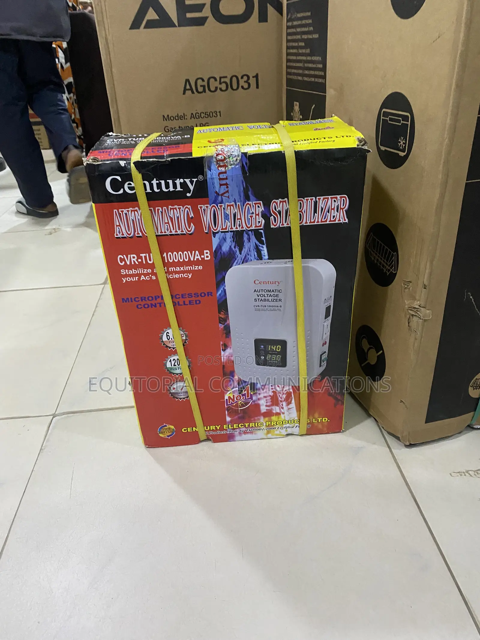 Century 10000VA Voltage Correction Stabilizer