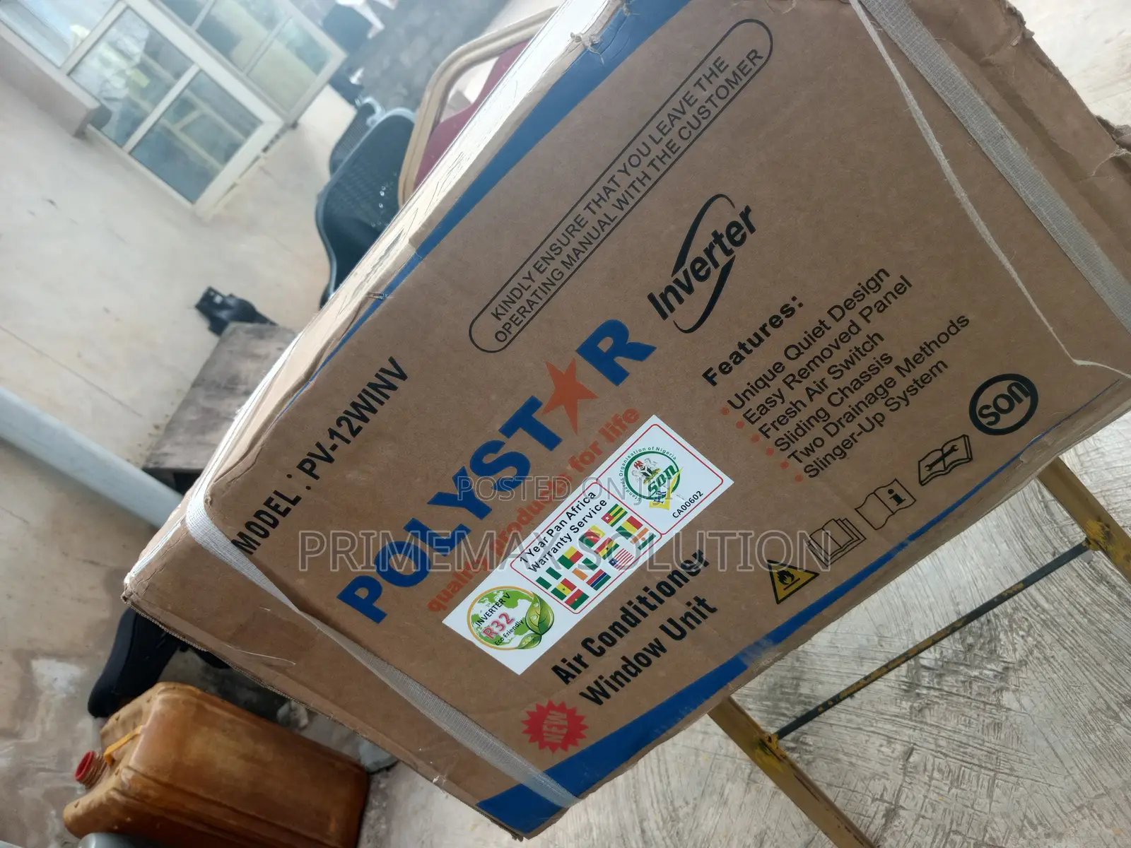 Polystar PV-12WINV 1.5HP Inverter Window Unit AC Brand New