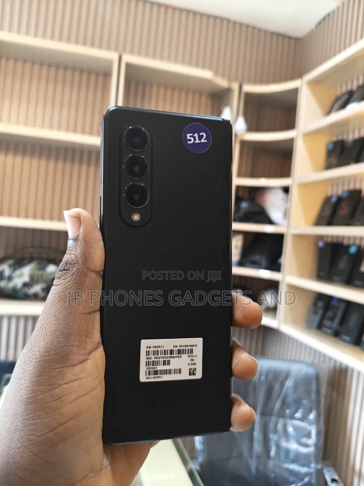 New Samsung Galaxy Z Fold6 512 GB Black