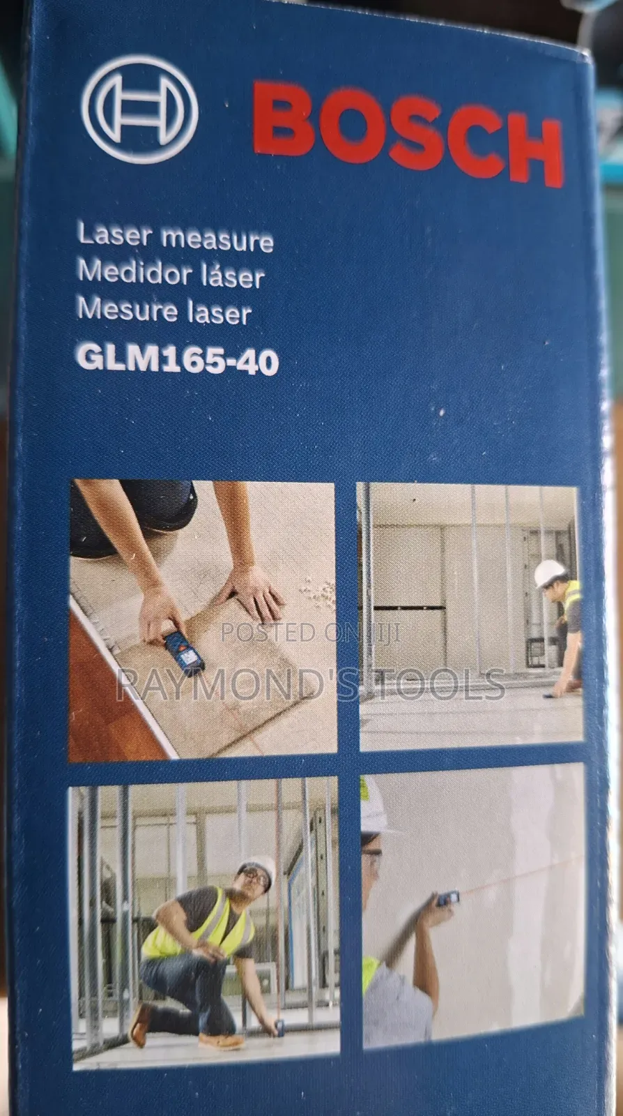 Laser Measuring Tape Bosch 50m GLM 165-40 Blaze