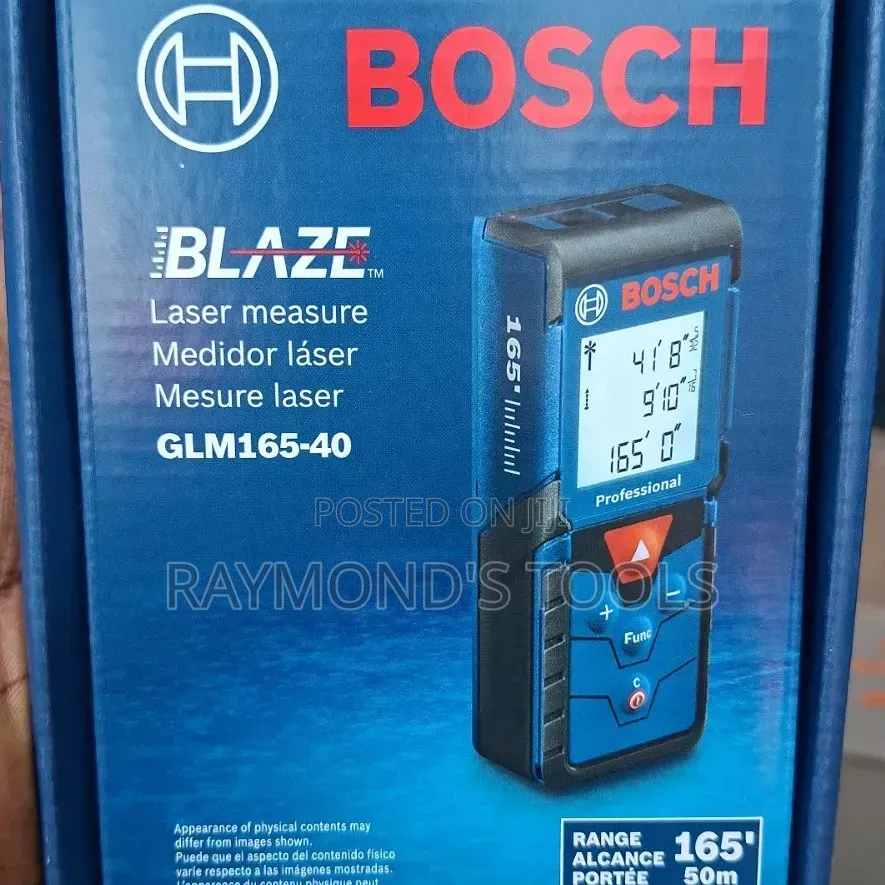 Laser Measuring Tape Bosch 50m GLM 165-40 Blaze