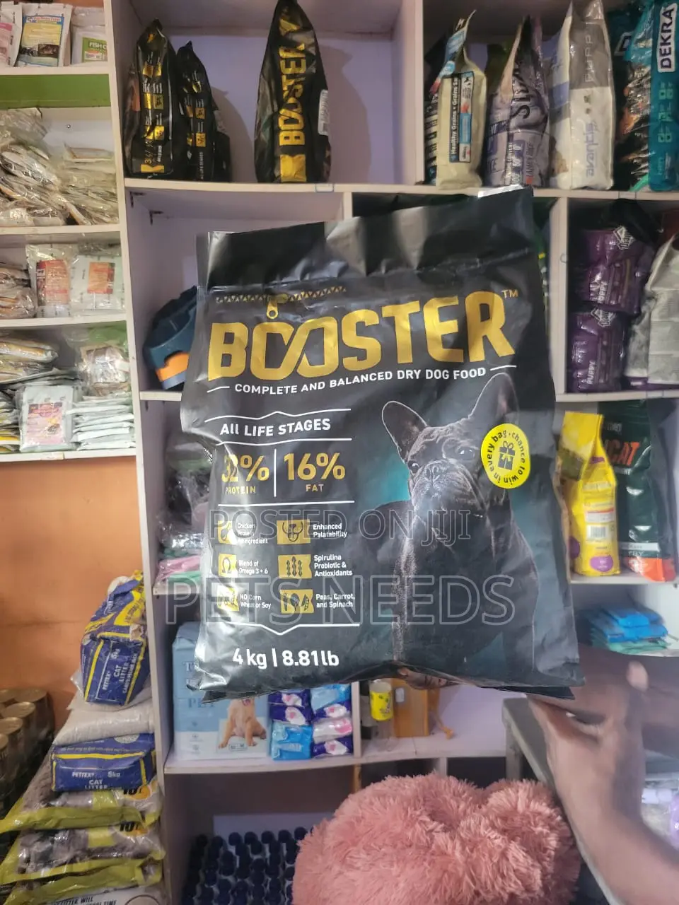 Booster Adult Dog Food –4kg Dry Kibble Healthy Tasty All Life Stages