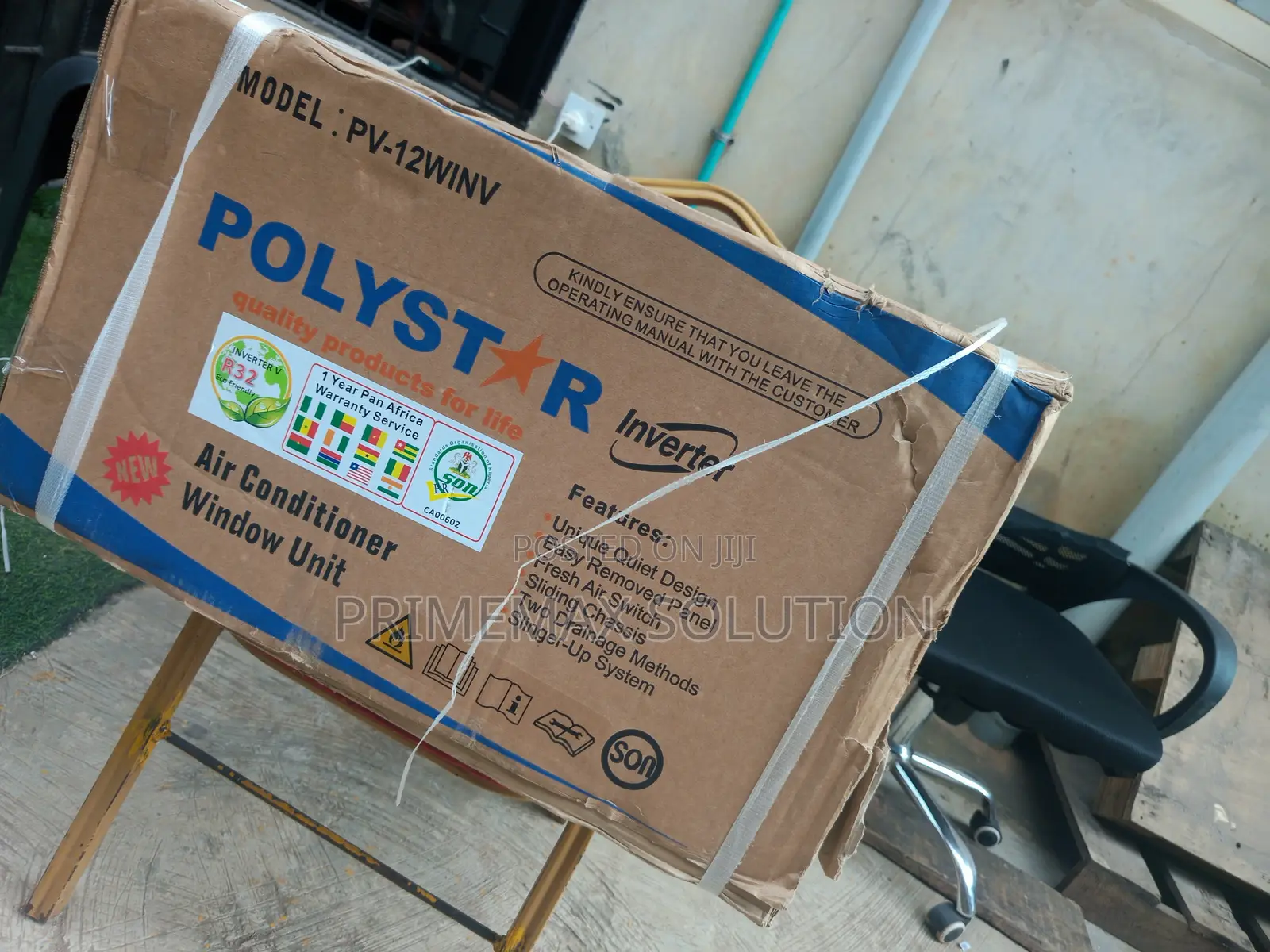 Brand New Polystar 1.5HP Inverter Window AC Fast Cooling Low Noise