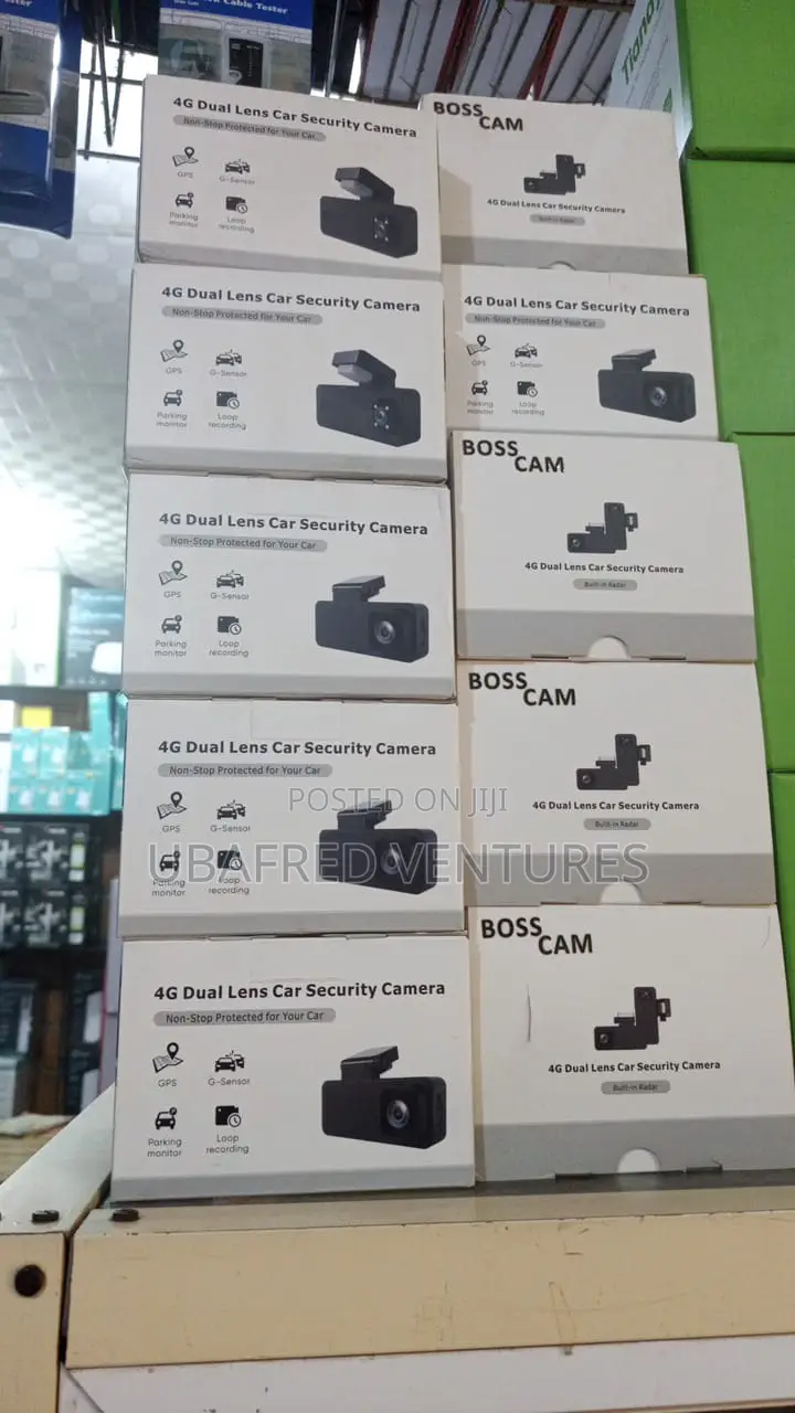 Ubox Pro 4g Dual 4k Lens Car Dashboard Camera Built-in Radar System