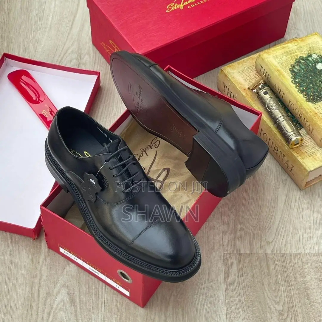 Stefano Leather Oxford Shoes