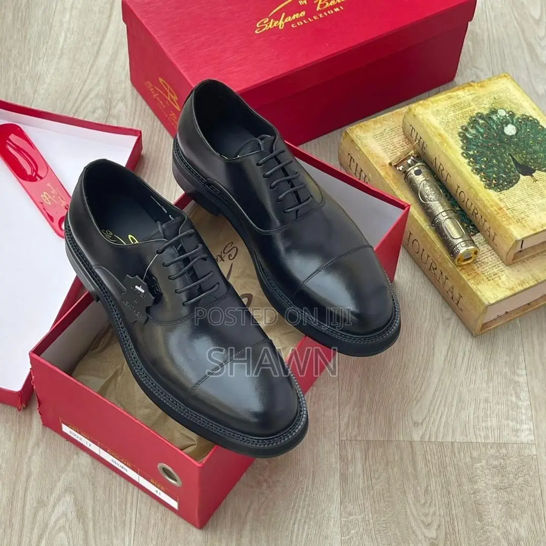 Stefano Leather Oxford Shoes