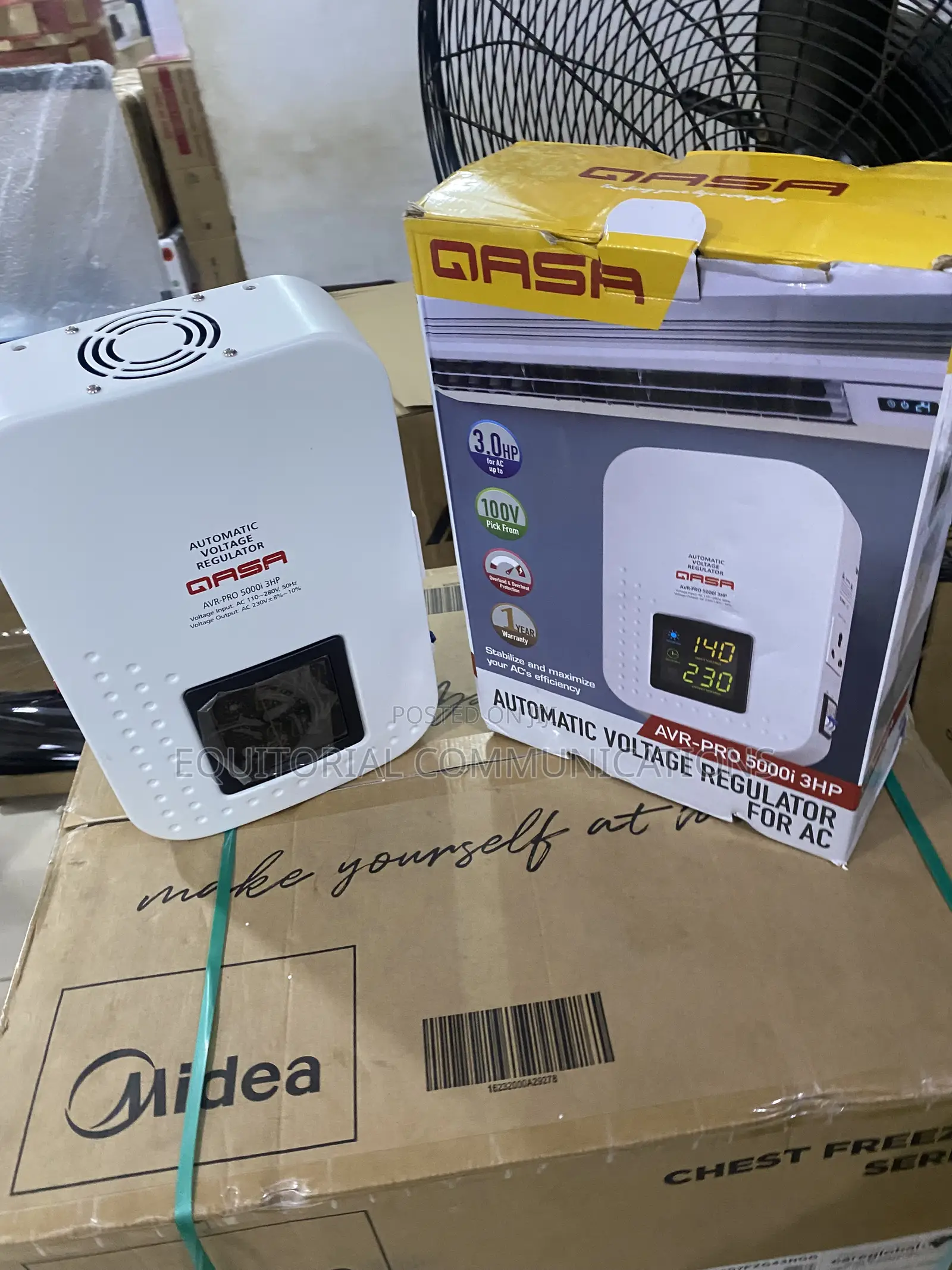 Qasa AVR-PRO 5KW Electrical Voltage Stabilizer