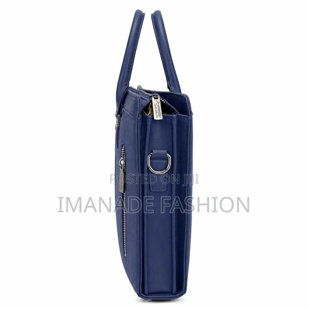 Premium Navy Blue Laptop Business Bag / Executive Briefcase