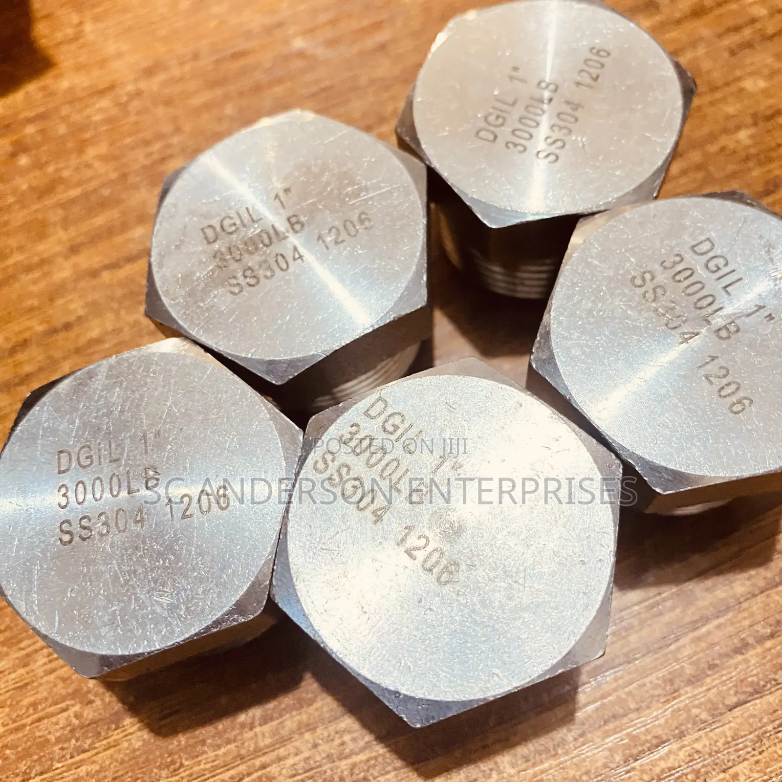 1” X3000# Stainless Pressure Blind Plug