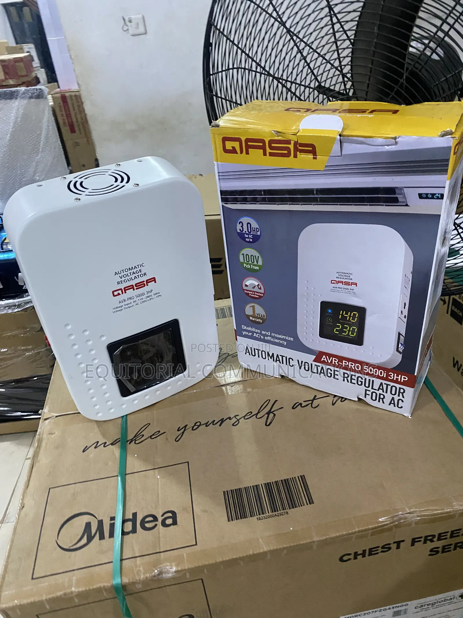Qasa AVR-PRO 5000W Home Voltage Stabilizer