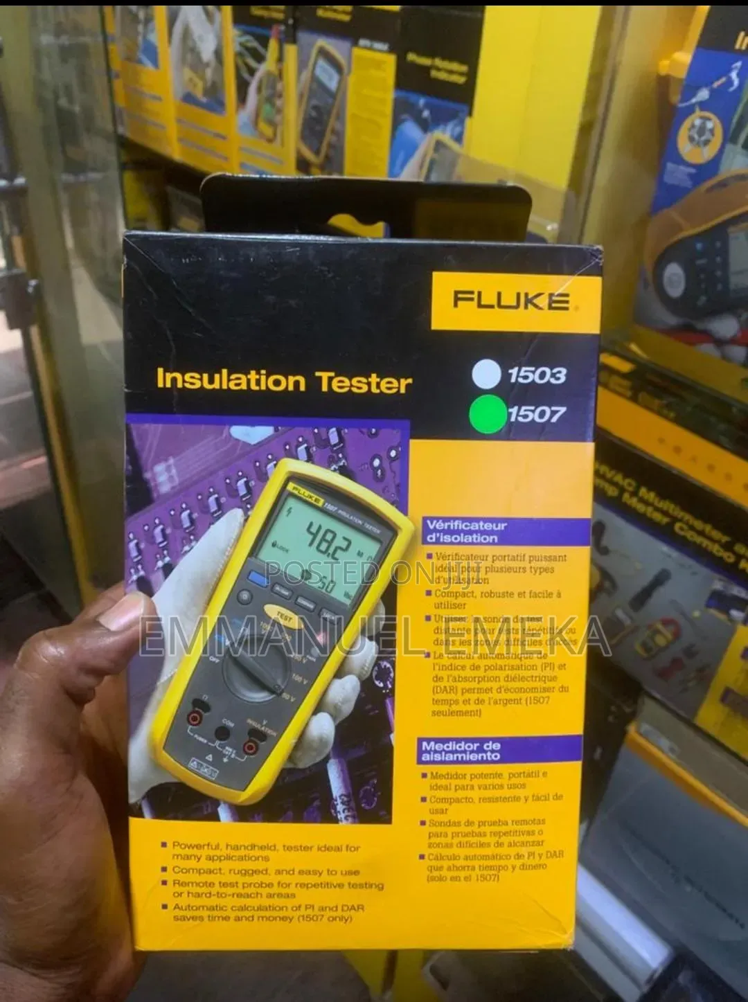Fluke 1503 Insulation Tester
