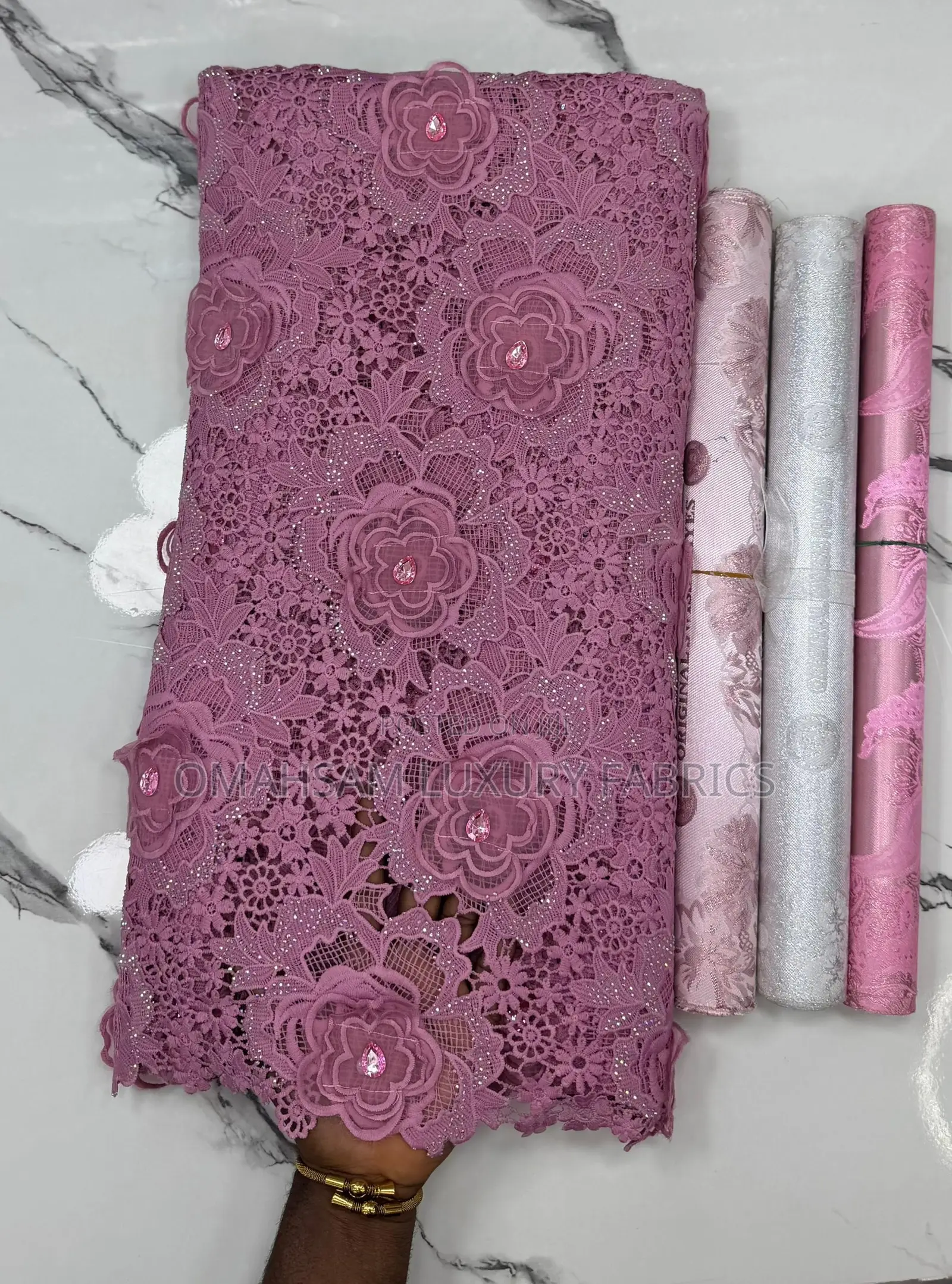 3d Floral Guipure Appliqué Lace