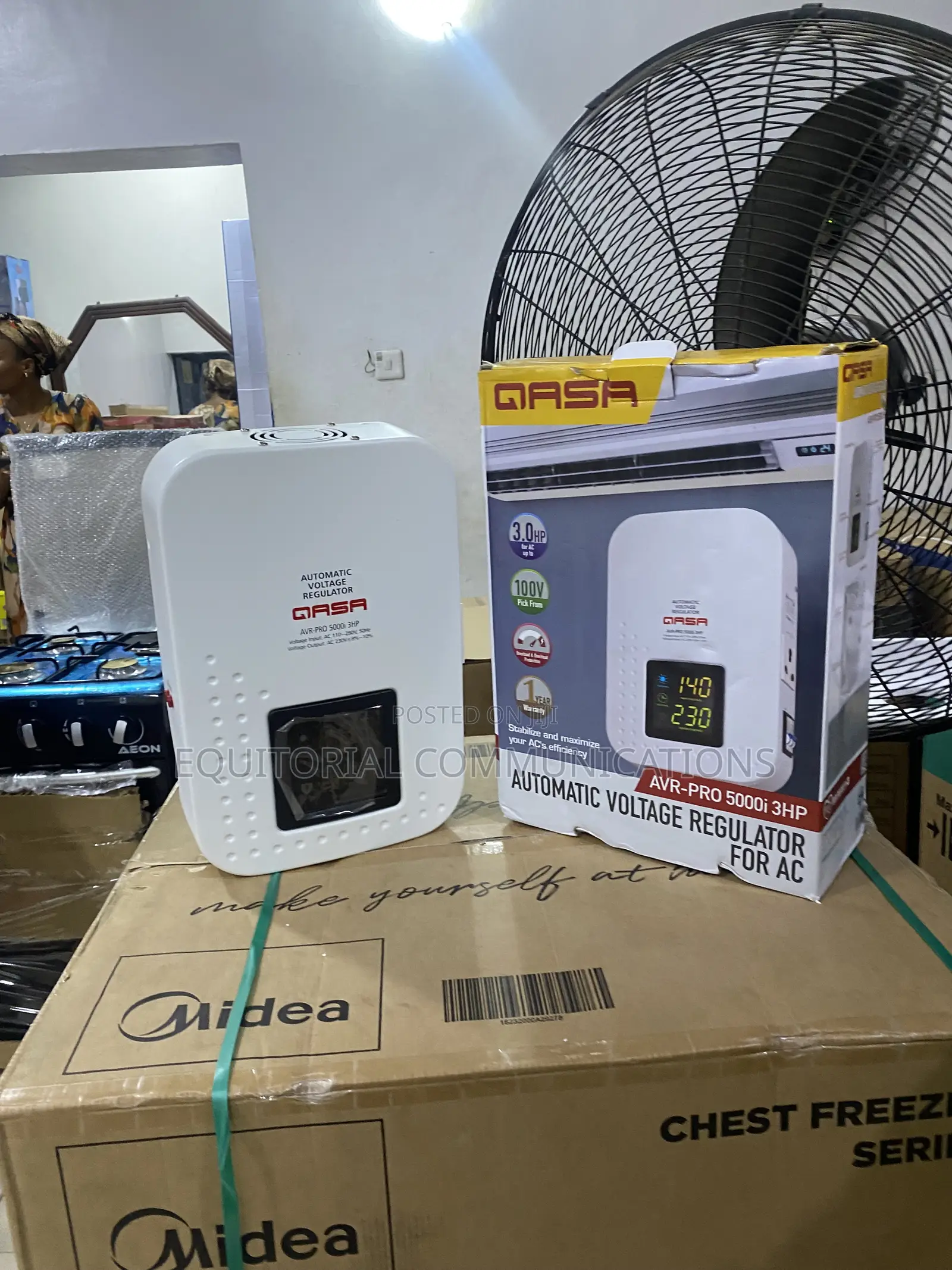 Qasa AVR-PRO 5000W Appliance Voltage Stabilizer