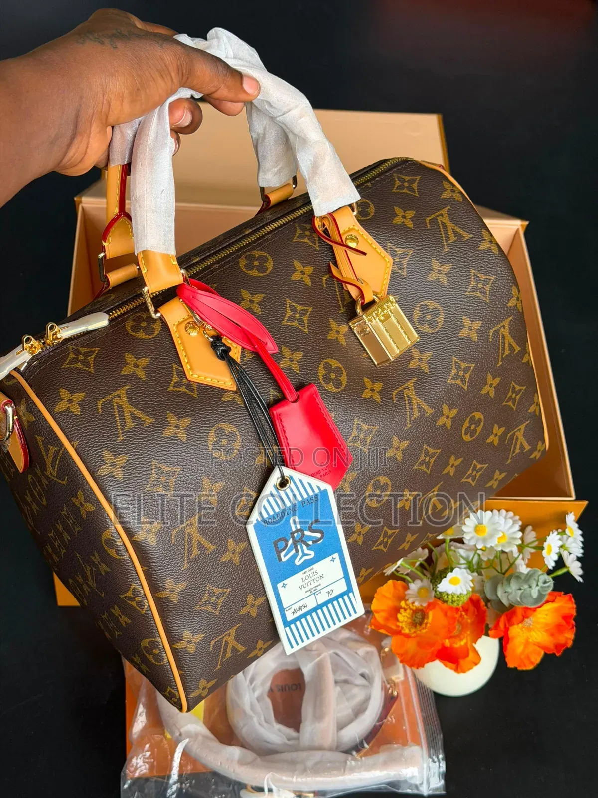 Luxury LOUIS VUITTON Speedy Soft 30 Crafty
 Comes in a Double Box