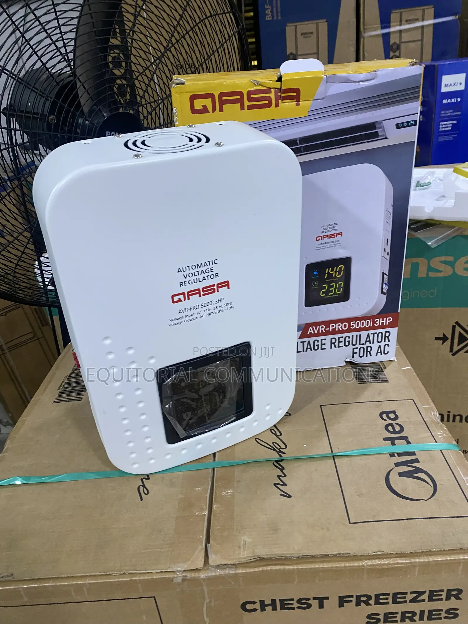 Qasa AVR-PRO 5000W Voltage Regulator for Appliances