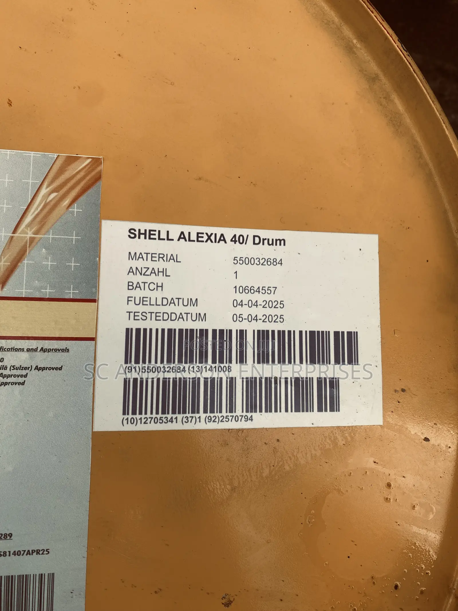 Shell Alexia 40 Engine Oil (209l) Drum