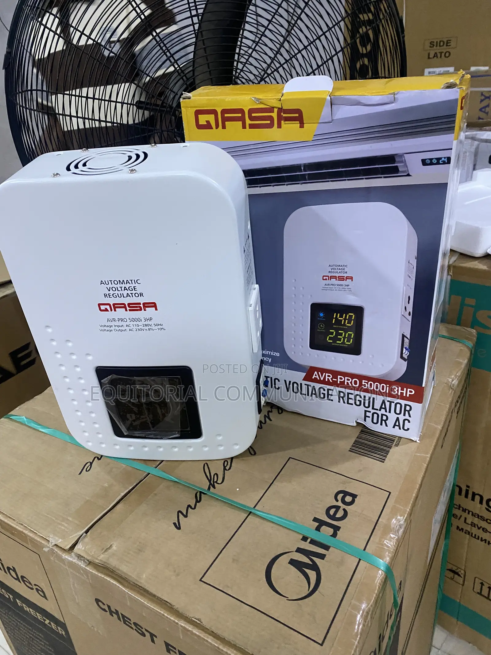 Qasa 5000W High-Capacity Automatic Voltage Stabilizer