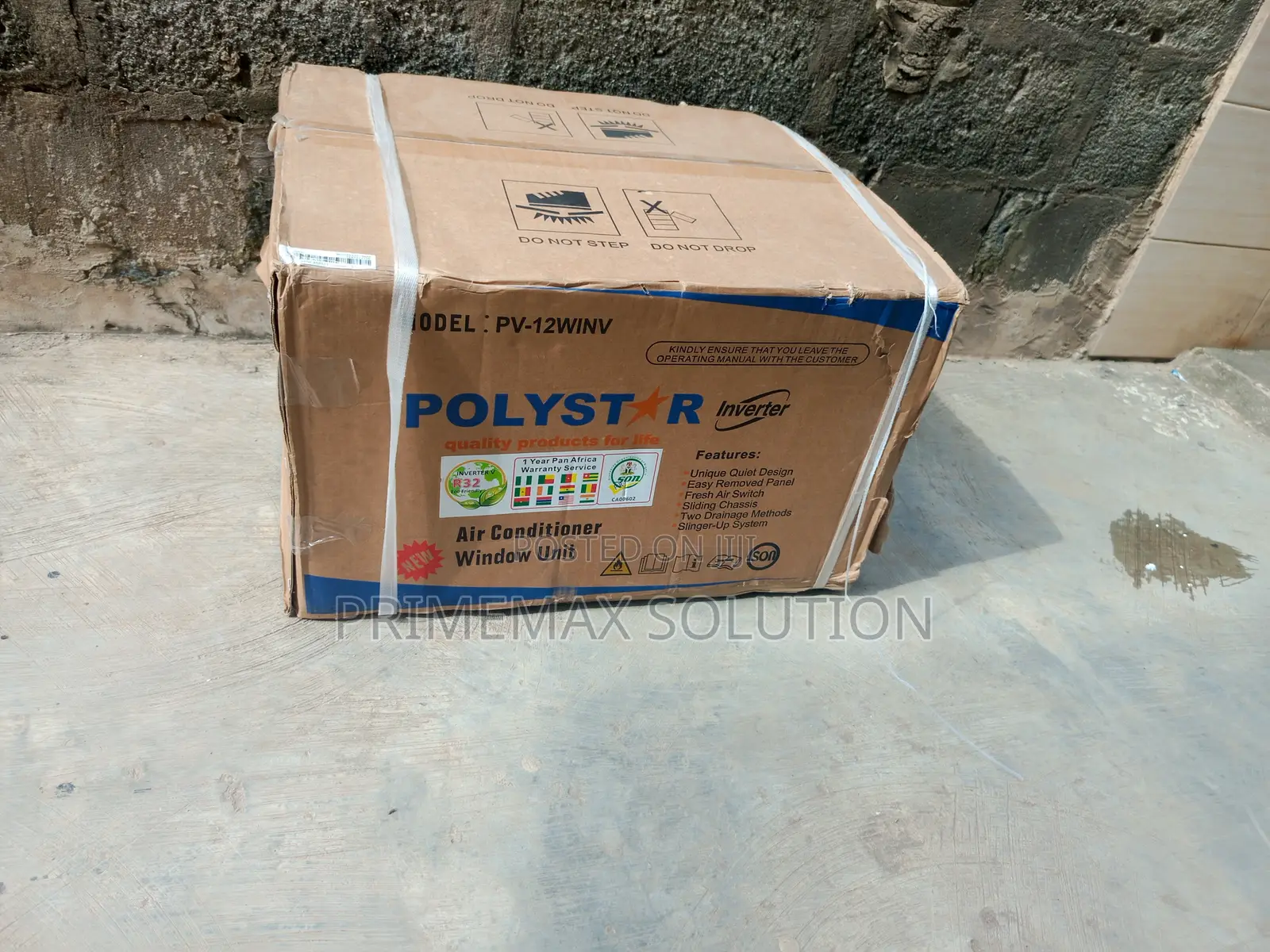 Polystar 1.5HP Inverter Window AC PV-12WINV Low Voltage Brand New
