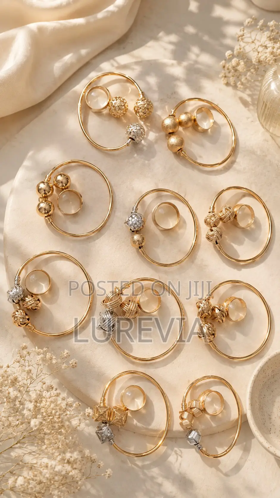 A Curated Set of Statement Bangles