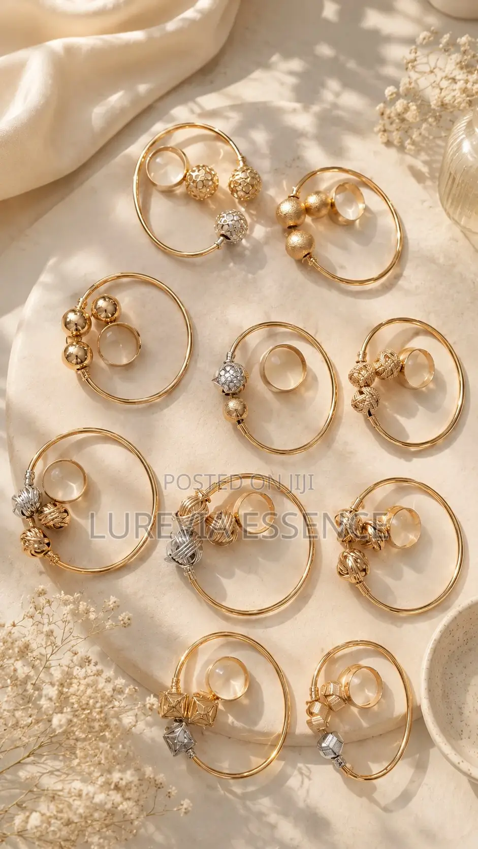 A Curated Set of Statement Bangles