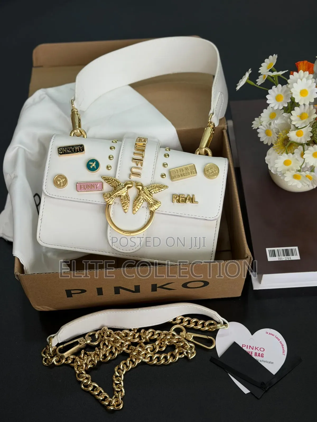 Luxury PINKO Love  Color: Black, White
🌝 Premium Quality