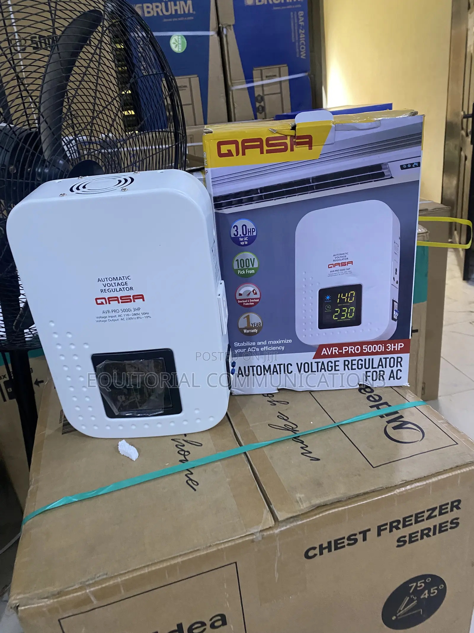Qasa AVR-PRO 5000W Stabilizer for Office Equipment