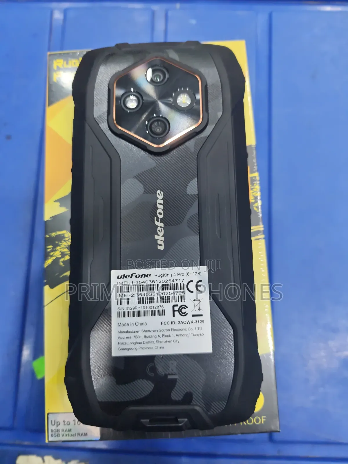 New Ulefone RugKing 4 Pro 256 GB Black
