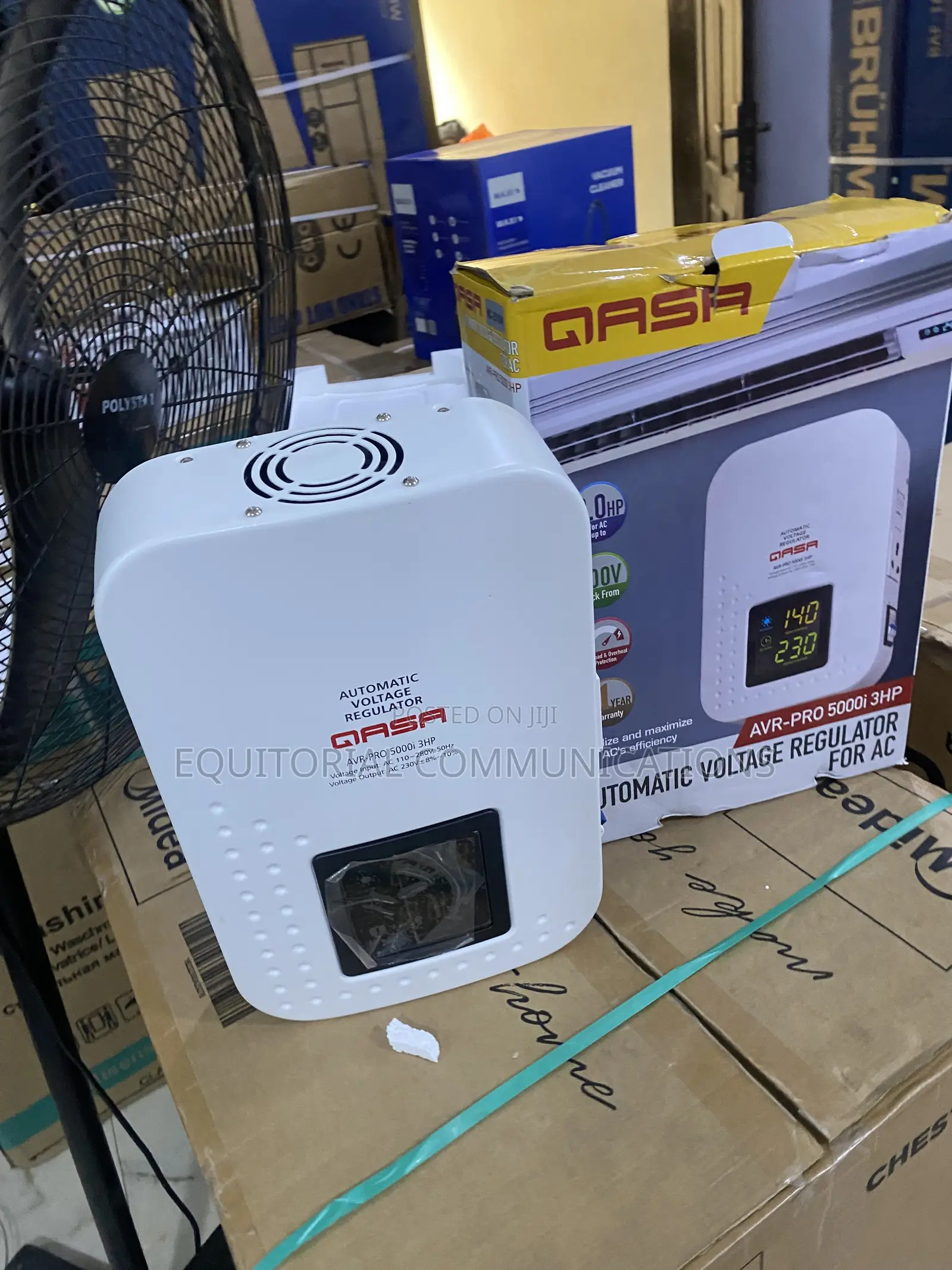 Qasa AVR-PRO 5000W Commercial Voltage Stabilizer