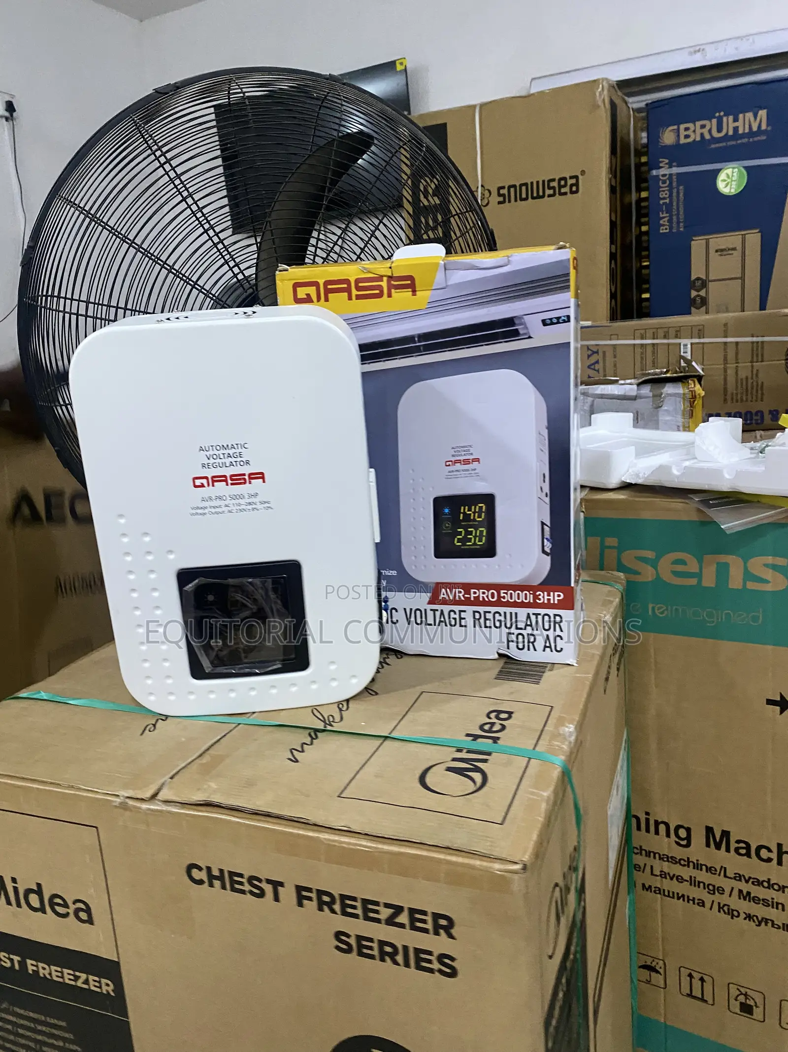 Qasa AVR-PRO 5000W Commercial Voltage Stabilizer