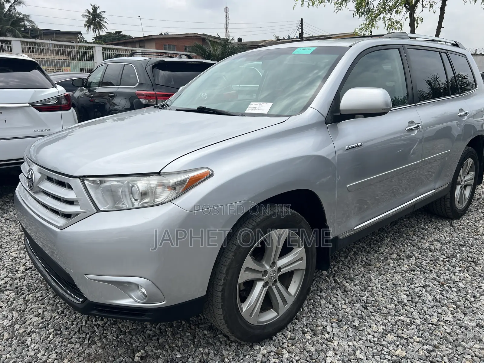 Toyota Highlander Limited 2012 Silver
