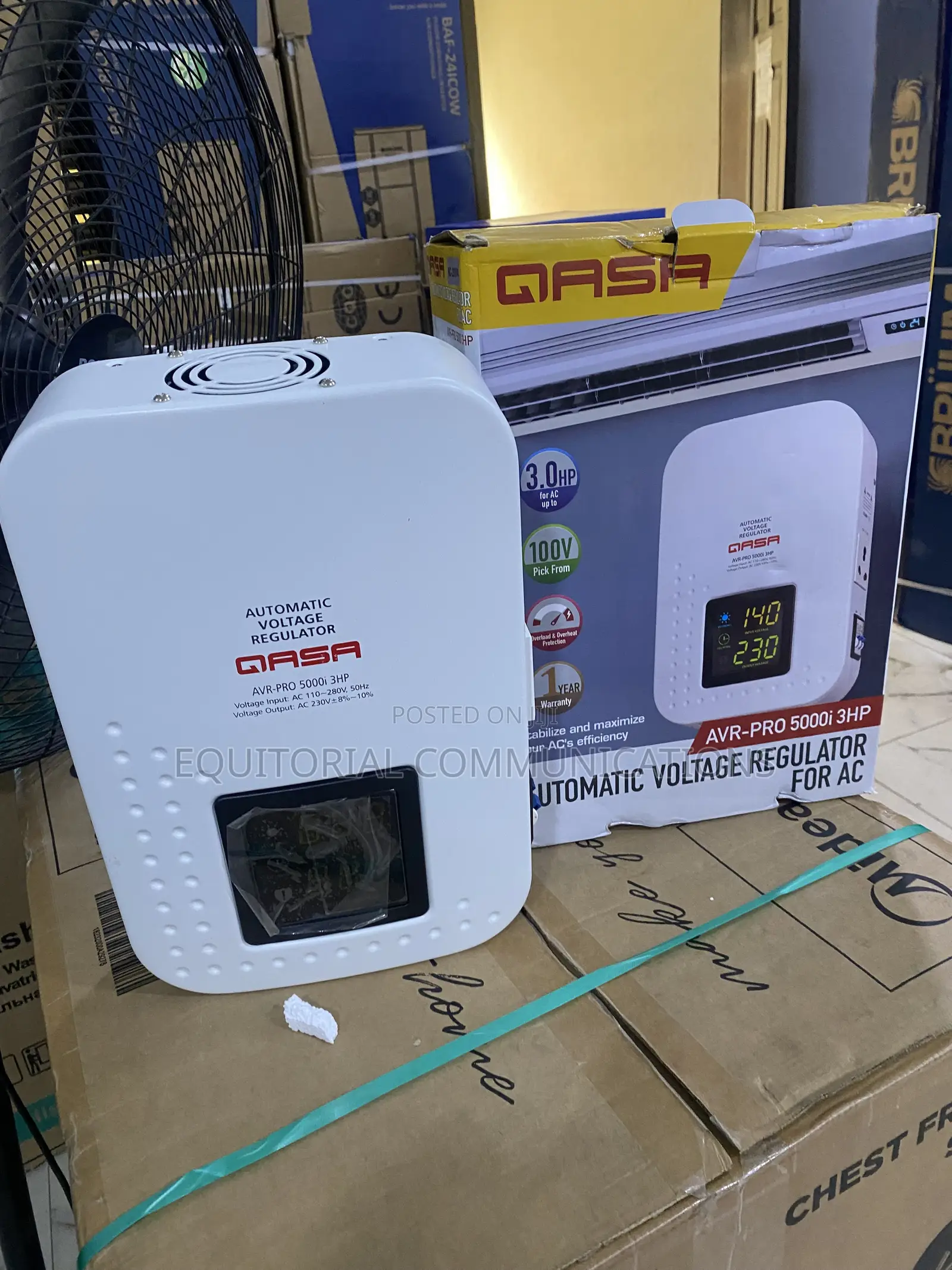 Qasa AVR-PRO 5KW Automatic Voltage Correction Device