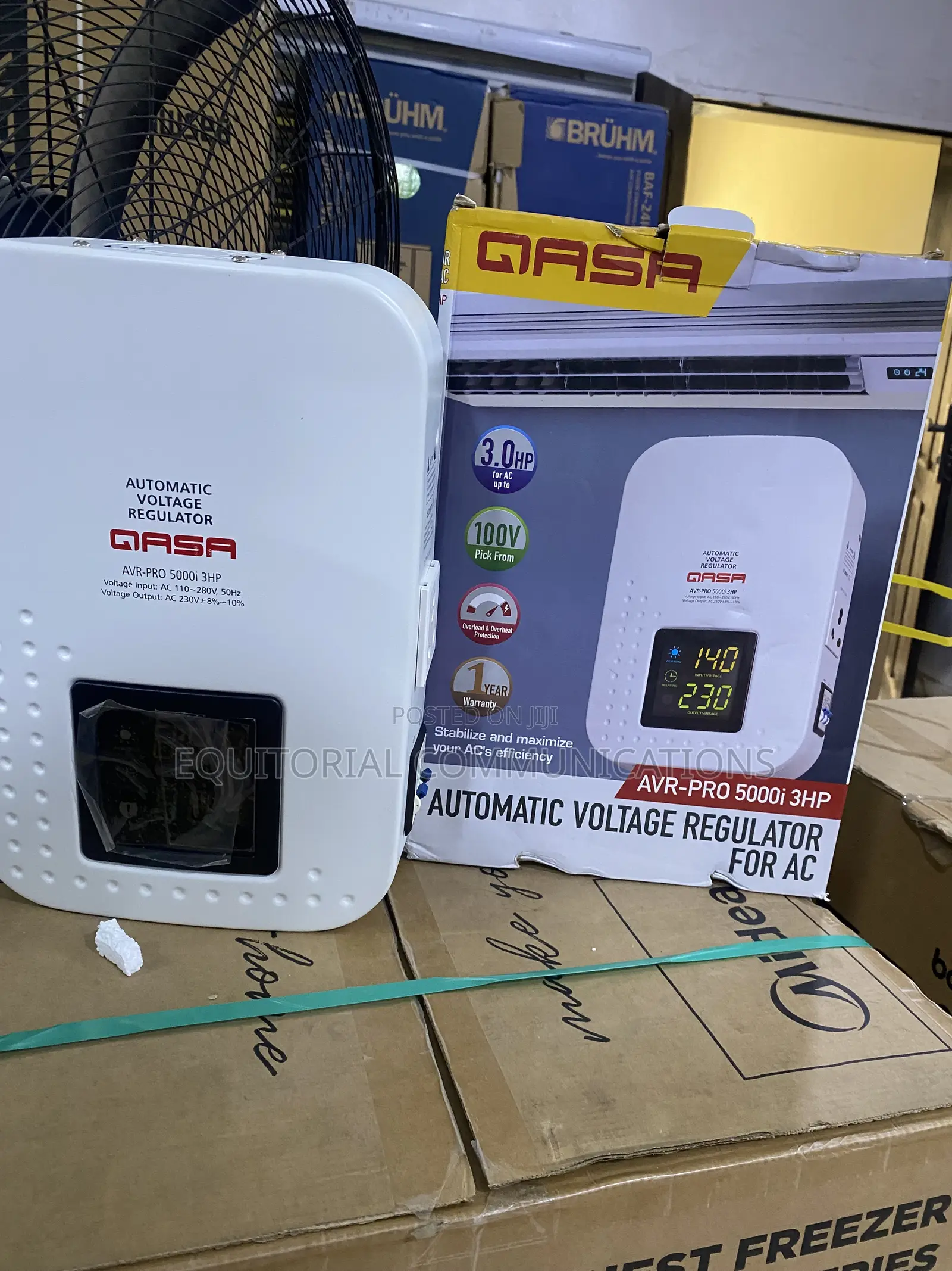 Qasa AVR-PRO 5KW Automatic Voltage Correction Device