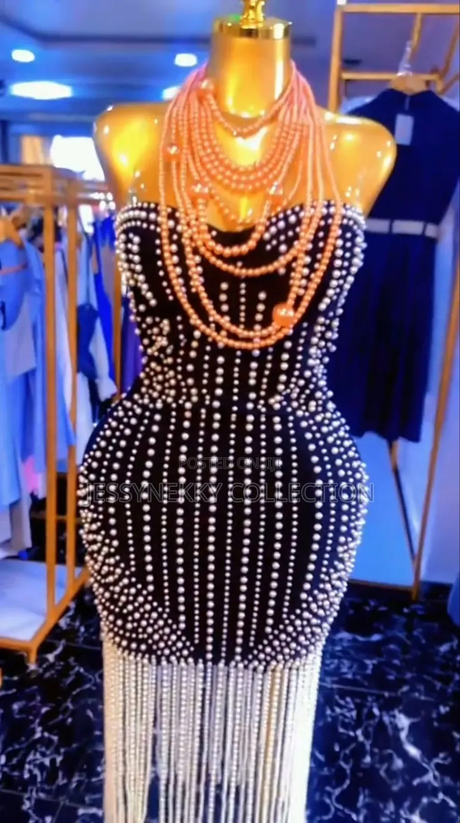 Classic Ladies Beaded Dress