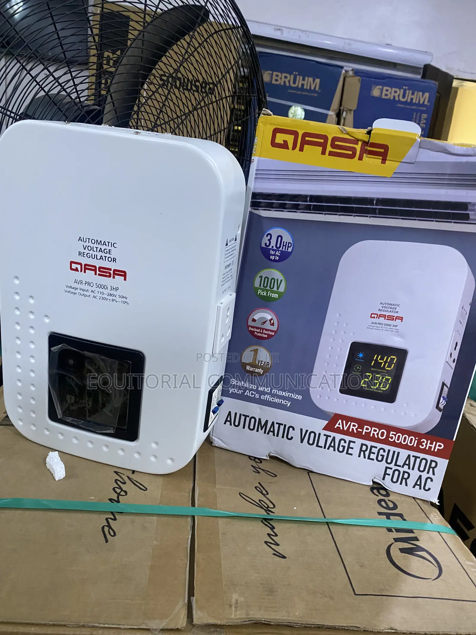 Qasa AVR-PRO 5000W Voltage Stability System