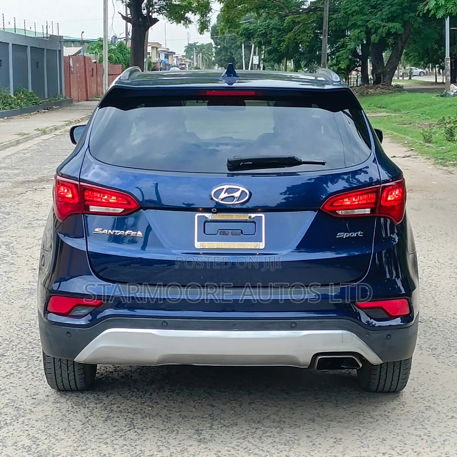 Hyundai Santa Fe SE AWD 2017 Blue