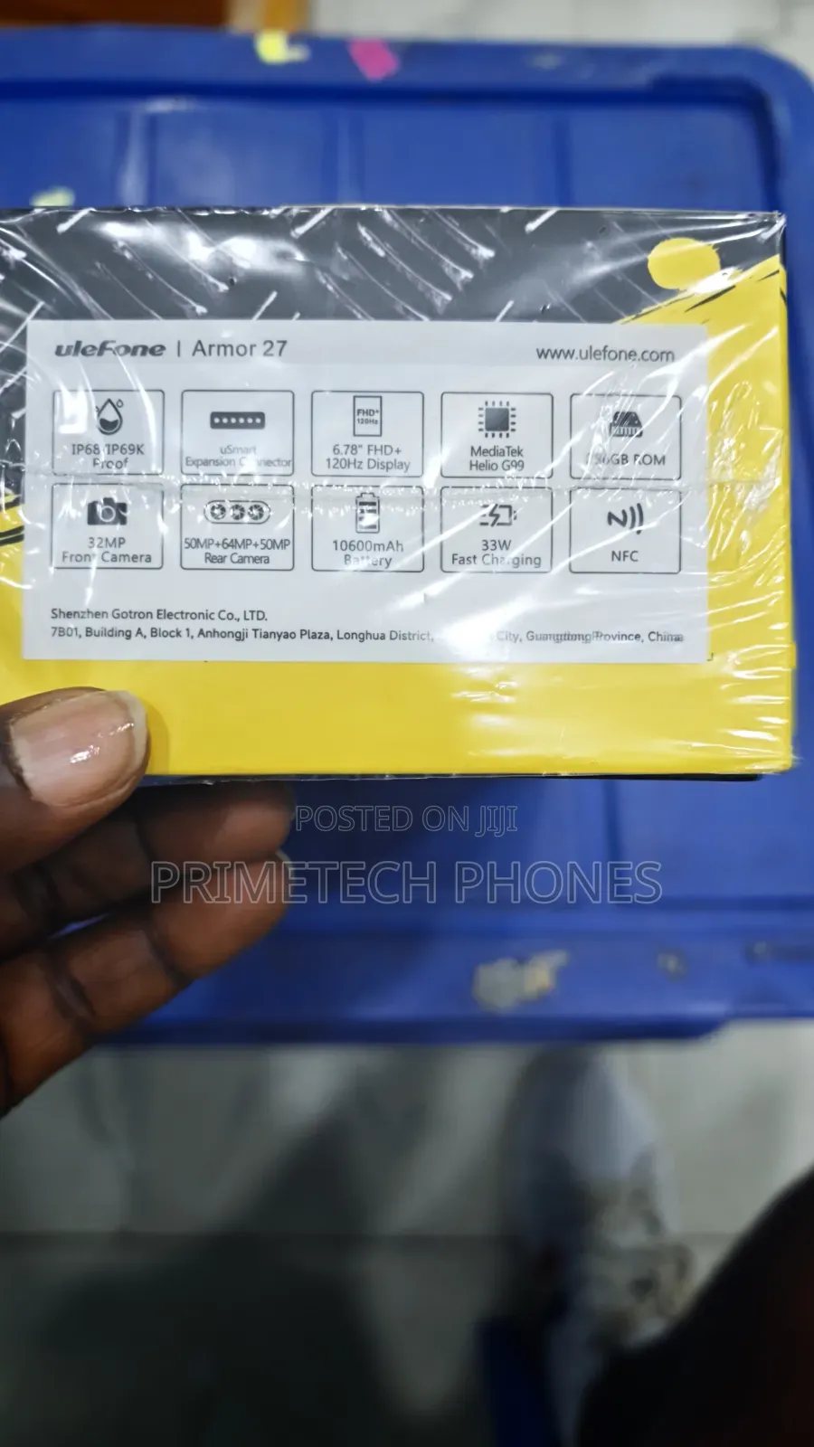 New Ulefone Armor 27 256 GB Black