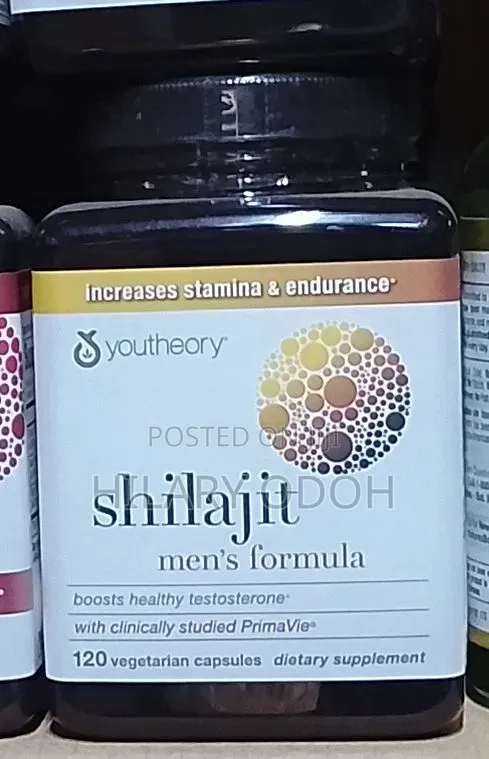 Youtheory Shilajit Men's Formula 120 Vegetarian Capsules