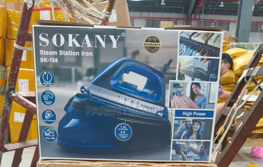 Sokany Steam Station Iron
With Tank